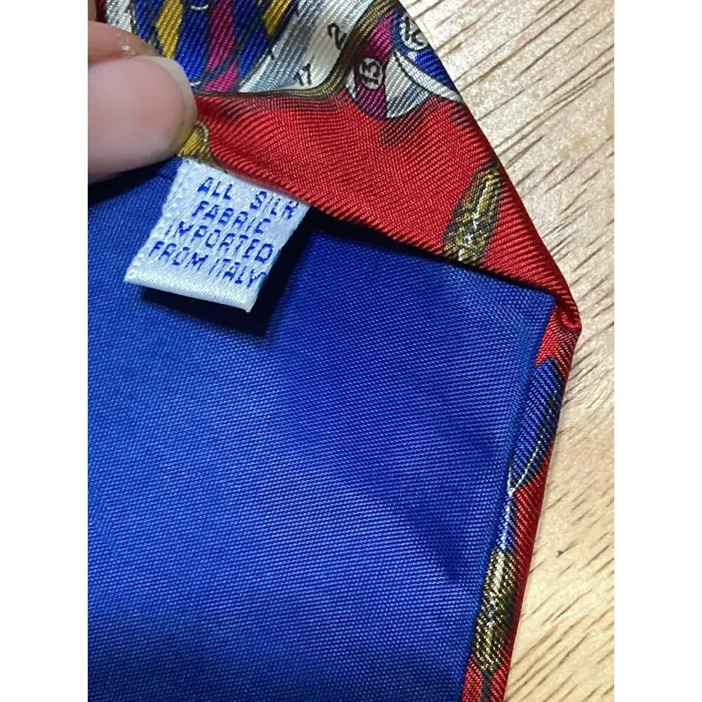 Perry Ellis Tie Silk Games Cards Darts‎ Dice Pool Office Business Casual Fun